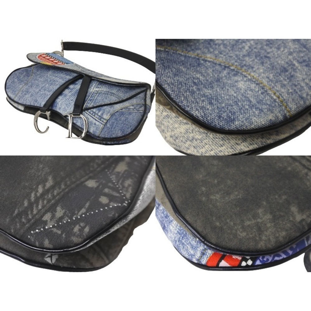 Dior Saddle Christian bag denim Galliano - Picture 7 of 9